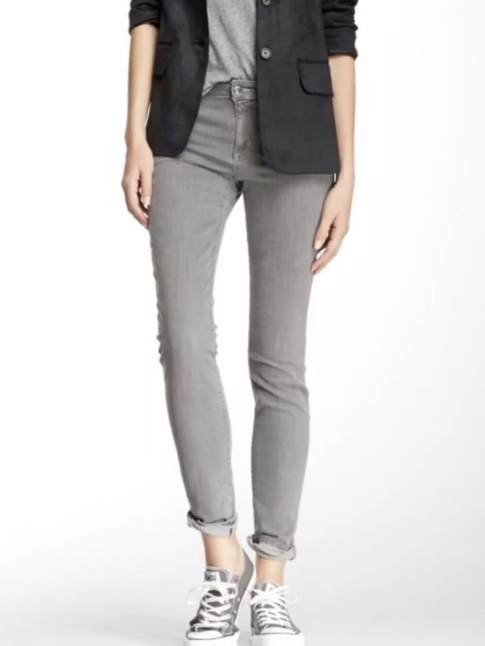 Joe's Jeans Gray Chelsea Fit Keira Wash Skinny Jeans